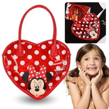 Rote Herztasche Minniee-Maus DISNEY