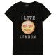 Czarna bluzeczka I Love London PRIMARK