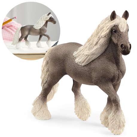 Schleich Horse Club - Koń srebrna klacz rasa Dapple, figurka dla dzieci 3+