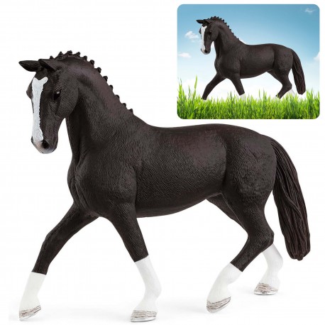 Schleich Horse Club - Koń, ogier rasa hanoverian, figurka dla dziecI 5+