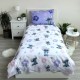 Disney Stitch Komplet pościeli na zamek, 100% bawełna, dla dzieci 140x200 cm, Oeko-Tex