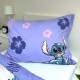Disney Stitch Komplet pościeli na zamek, 100% bawełna, dla dzieci 140x200 cm, Oeko-Tex