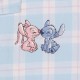 DISNEY Stitch Kék rövid ujjú pizsama, pamut, lányoknak, hosszú nadrág, gombokkal