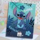 DISNEY Stitch Kolorowa teczka z gumką, teczka szkolna A4 dla dzieci