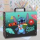 DISNEY Stitch teczka z rączką, teczka dla dzieci, sztywna A4 9 cm