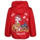 Paw Patrol Rote Jacke für Jungen, Windbreaker mit Kapuze, gefüttert mit Fleece