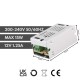 Alimentación LED 15W 12V 1,25A IP20 SLIM 70x39x31mm