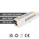 Alimentazione LED 150W 12V 12.5A IP20 SLIM 200x60x40 mm