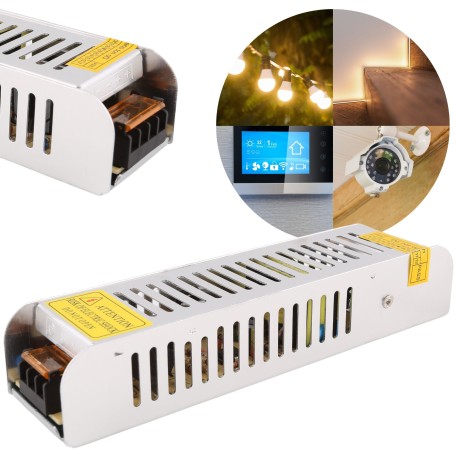 Modular power supply LED 120W 12V 10A IP20 SLIM 188x46x35 mm