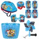 Paw Patrol Chase Marshall Marineblauer Fächer für Lenker von Fahrrädern, Rollern, für Kinder