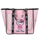 Hello Kitty Rosa Strandtasche, Netz, Reißverschluss 37x17x41 cm