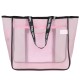 Hello Kitty Pink beach bag, in mesh, zip 37x17x41 cm