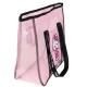 Hello Kitty Rosa Strandtasche, Netz, Reißverschluss 37x17x41 cm