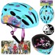 DISNEY Stitch Turkusowy kask rowerowy dla dzieci, dziewczęcy, regulowany 52-56 cm