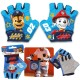 Paw Patrol Chase y Marshall Guantes de ciclismo para niños, con cierre de velcro