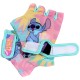 DISNEY Stitch Guantes de ciclismo para niños, para niñas, con cierre de velcro