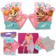 Gants de vélo Paw Patrol Skye Liberty pour filles, avec fermeture à scratch