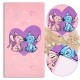 DISNEY Angel Stitch Ręcznik bawełniany, ręcznik plażowy, dla dzieci 70x140 cm OEKO-TEX