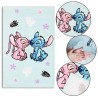 DISNEY Angel Stitch Ręcznik bawełniany, ręcznik przedszkolny, dla dzieci 30x50 cm OEKO-TEX