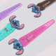 DISNEY Stitch Righello per ragazzi, con figura, scuola 12 cm