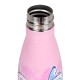 DISNEY Stitch i Angel Stalowa, różowa butelka termiczna, bidon 500ml