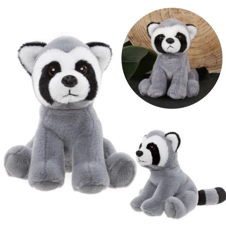 Charlie Bears Maskotka szop pracz, z serii Cuddle Cubs, mały pluszak idealny dla niemowląt, 13 cm