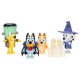 Bluey Zestaw czterech figurek Halloween, figurki dla dzieci 3+