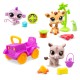 Littlest Pet Shop Zestaw figurek Safari, zwierzątka, ruchome figurki 4+