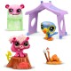 Littlest Pet Shop Zestaw figurek Camping, zwierzątka, ruchome figurki 4+