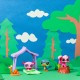 Littlest Pet Shop Zestaw figurek Camping, zwierzątka, ruchome figurki 4+