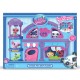 Littlest Pet Shop Domek + 2 figurki, zwierzątka, ruchome figurki 4+