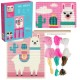 Wow Box - Makrama Lama Zestaw do haftowania, kreatywna zabawa DIY