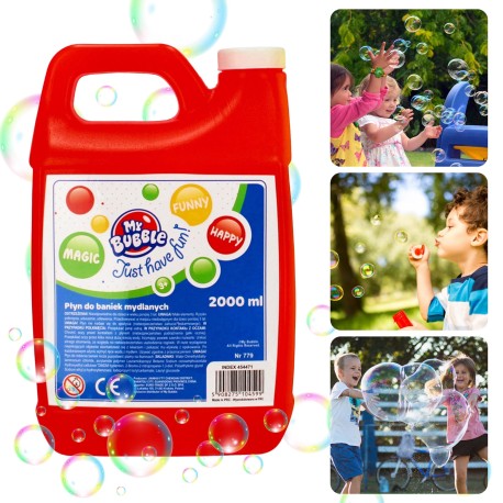 Płyn do baniek mydlanych 2L baniak MY BUBBLE