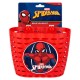 MARVEL Spider-Man Koszyczek na kierownicę dla dzieci, koszyk chłopięcy na rower, hulajnogę  20x15x16 cm