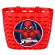 MARVEL Spider-Man Koszyczek na kierownicę dla dzieci, koszyk chłopięcy na rower, hulajnogę  20x15x16 cm