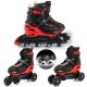 MARVEL Spider-Man Rolki soft boot 3 w 1 dla dzieci, regulowane, LED - klasyczne, treningowe, wrotki