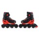 MARVEL Spider-Man Rolki soft boot 3 w 1 dla dzieci, regulowane, LED - klasyczne, treningowe, wrotki