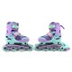DISNEY Kraina Lodu Rolki soft boot 3 w 1 dla dzieci, regulowane, LED - klasyczne, treningowe, wrotki