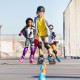 DISNEY Kraina Lodu Rolki soft boot 3 w 1 dla dzieci, regulowane, LED - klasyczne, treningowe, wrotki