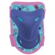 DISNEY Stitch NIebiesko-różowe ochraniacze dziecięce na rolki - kolana, łokcie, nadgarstki