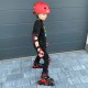 MARVEL Spider-Man Czerwony kask rowerowy dla dzieci, lekki, regulowany 52-56 cm