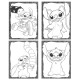 DISNEY Stitch Zestaw do malowania/rysowania, naklejki dla dzieci + kolorowanka, zestaw kreatywny