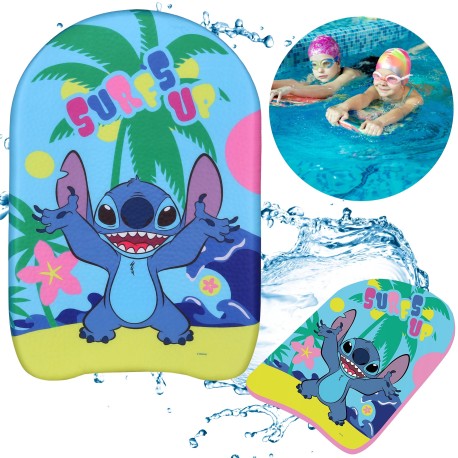 DISNEY Stitch Deska do nauki pływania, lekka i bezpieczna dla dzieci 44x30x4cm