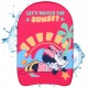 DISNEY Myszka MinnieDeska do nauki pływania, lekka i bezpieczna dla dzieci 44x30x4cm