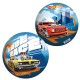 Hot Wheels Kolorowa, gumowa piłka 23 cm, lekka, PLAŻOWA, DO GRANIA, DO ZABAWY 10m+