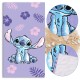 DISNEY Stitch Fioletowy ręcznik bawełniany, ręcznik plażowy, kąpielowy dla dzieci 70x140 cm OEKO-TEX