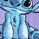 DISNEY Stitch Fioletowy ręcznik bawełniany, ręcznik plażowy, kąpielowy dla dzieci 70x140 cm OEKO-TEX