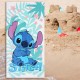 DISNEY Stitch Ręcznik bawełniany, ręcznik plażowy, kąpielowy dla dzieci 70x140 cm OEKO-TEX