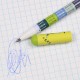 Długopis wymazywalny z gumką, TABLICZKA MNOŻENIA, długopis żelowy, niebieski tusz, ścieralny, szkolny 0,5mm