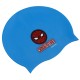 Spider-Man Bonnet de bain MARVEL en silicone pour enfants 3+, Extensible, Taille universelle pour piscine